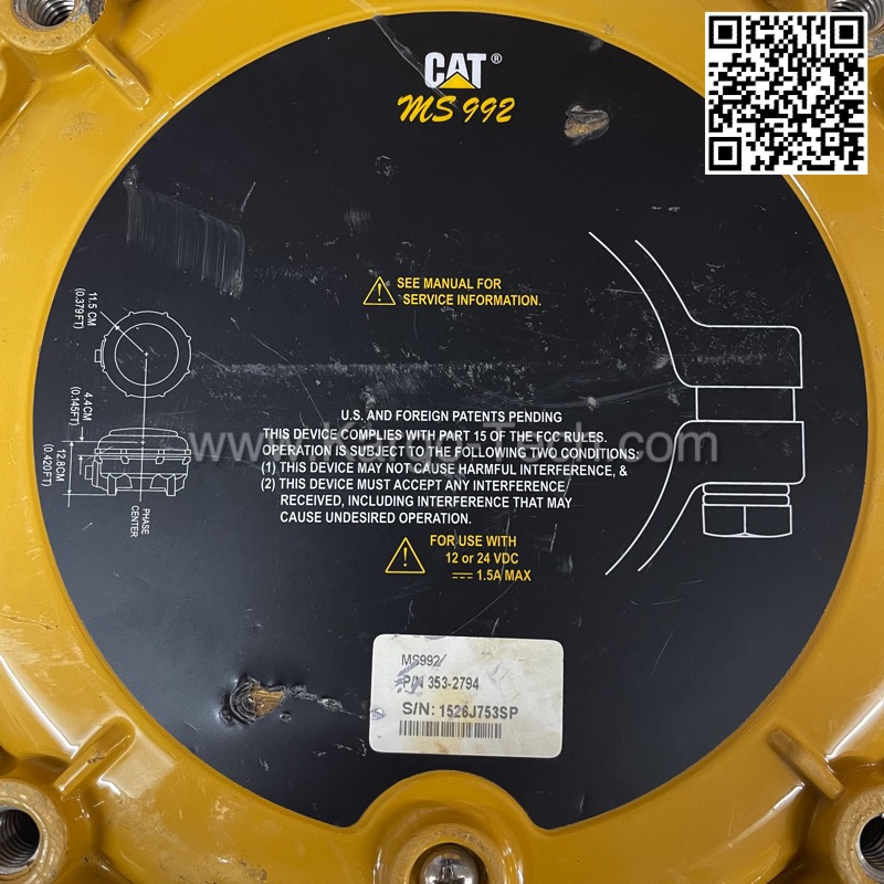 Trimble CAT MS992 GNSS GPS Receiver GCS900 SN CLEAN CLS03472